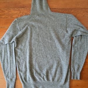 Vintage I.Magnin Cashmere Gray Turtleneck Sweater